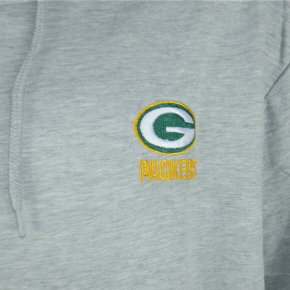 Greenbay Packers Fleece Hoodie NFL Sports Illustrated Mens Sz XXL 2XL Gray NWT - Picture 3 of 6